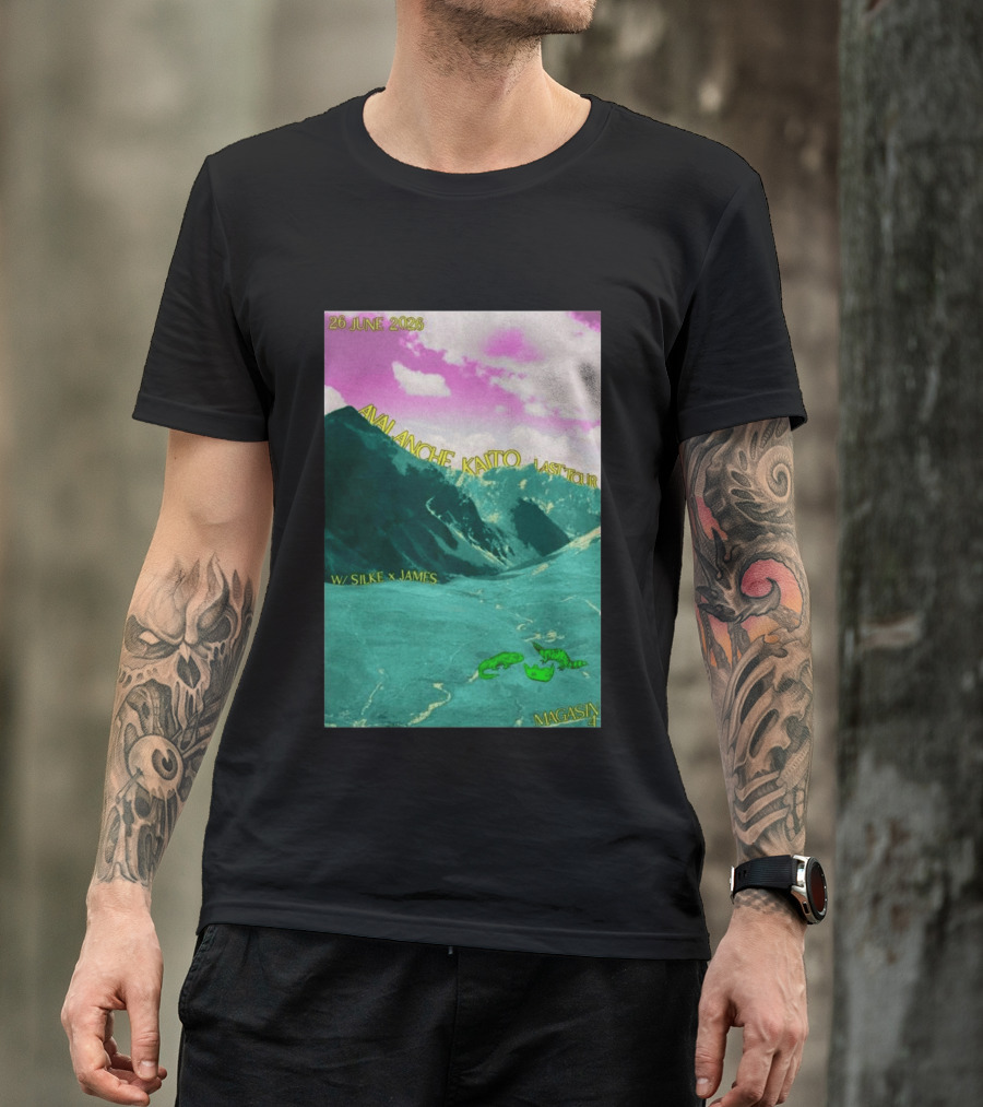 Avalanche Kaito Last Tour 26 June 2026 Magasin 4 Brussels With Silke And James T-Shirt