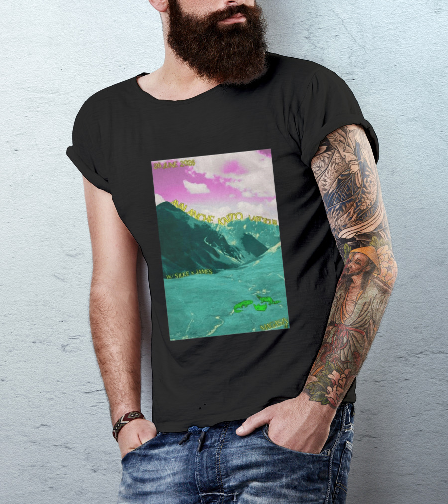 Avalanche Kaito Last Tour 26 June 2026 Magasin 4 Brussels With Silke And James T-Shirt