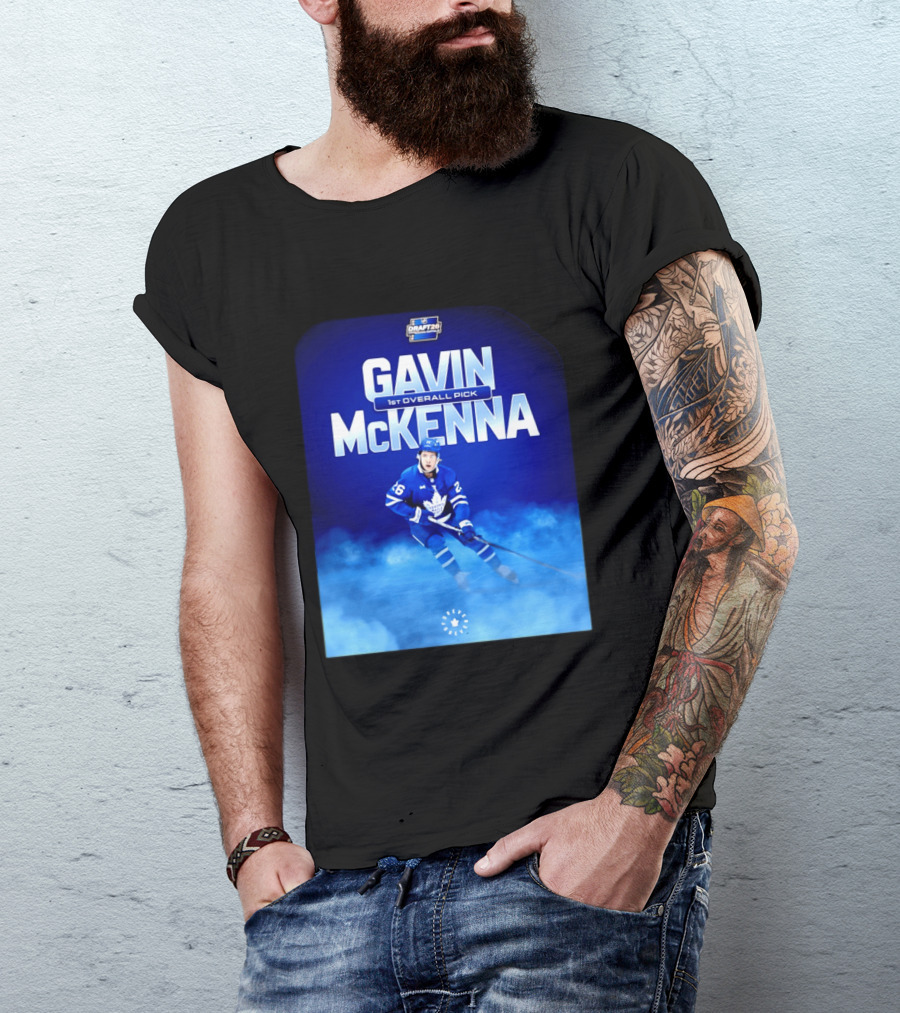 Gavin McKenna 1st Overall Pick 2026 NHL Draft Toronto Maple Leafs T-Shirt