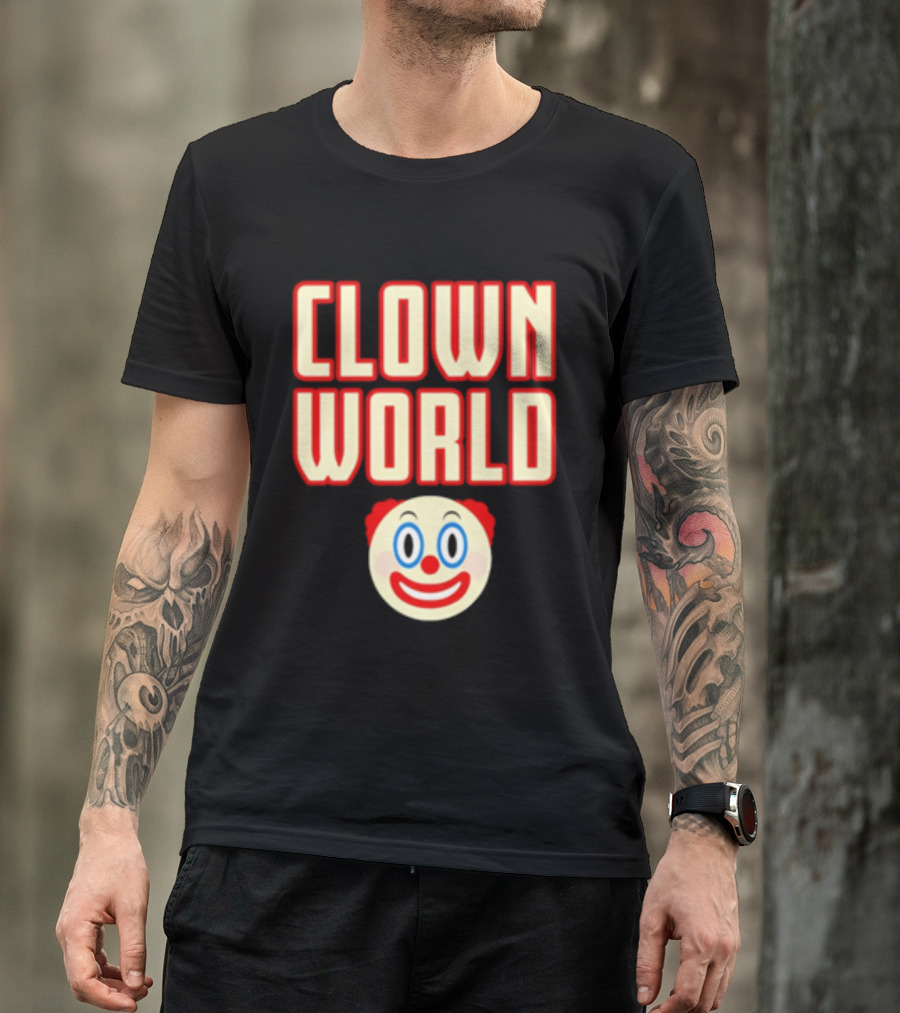 Clown World Satire Humor Iconic Face T-Shirt