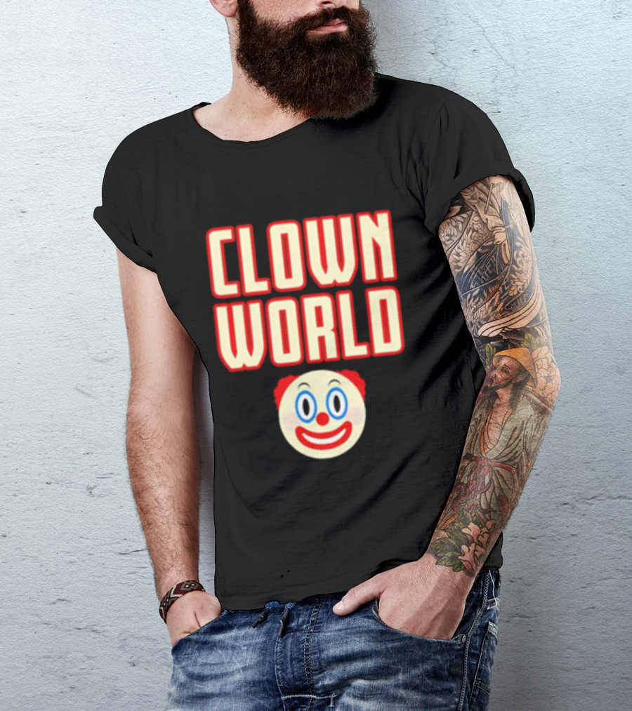 Clown World Satire Humor Iconic Face T-Shirt