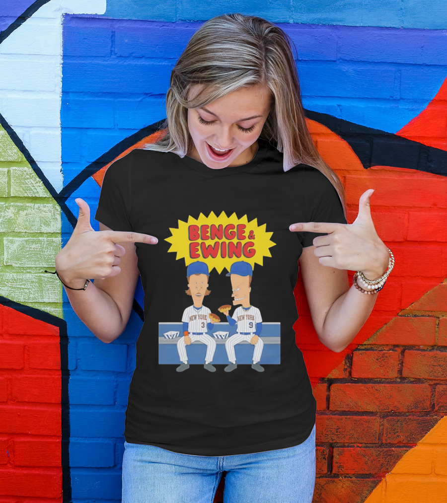 Benge & Ewing New York Mets Beavis And Butt Head T-Shirt
