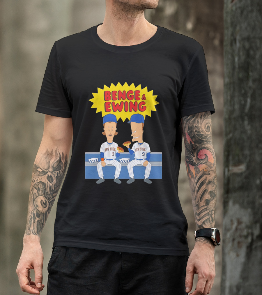 Benge & Ewing New York Mets Beavis And Butt Head T-Shirt