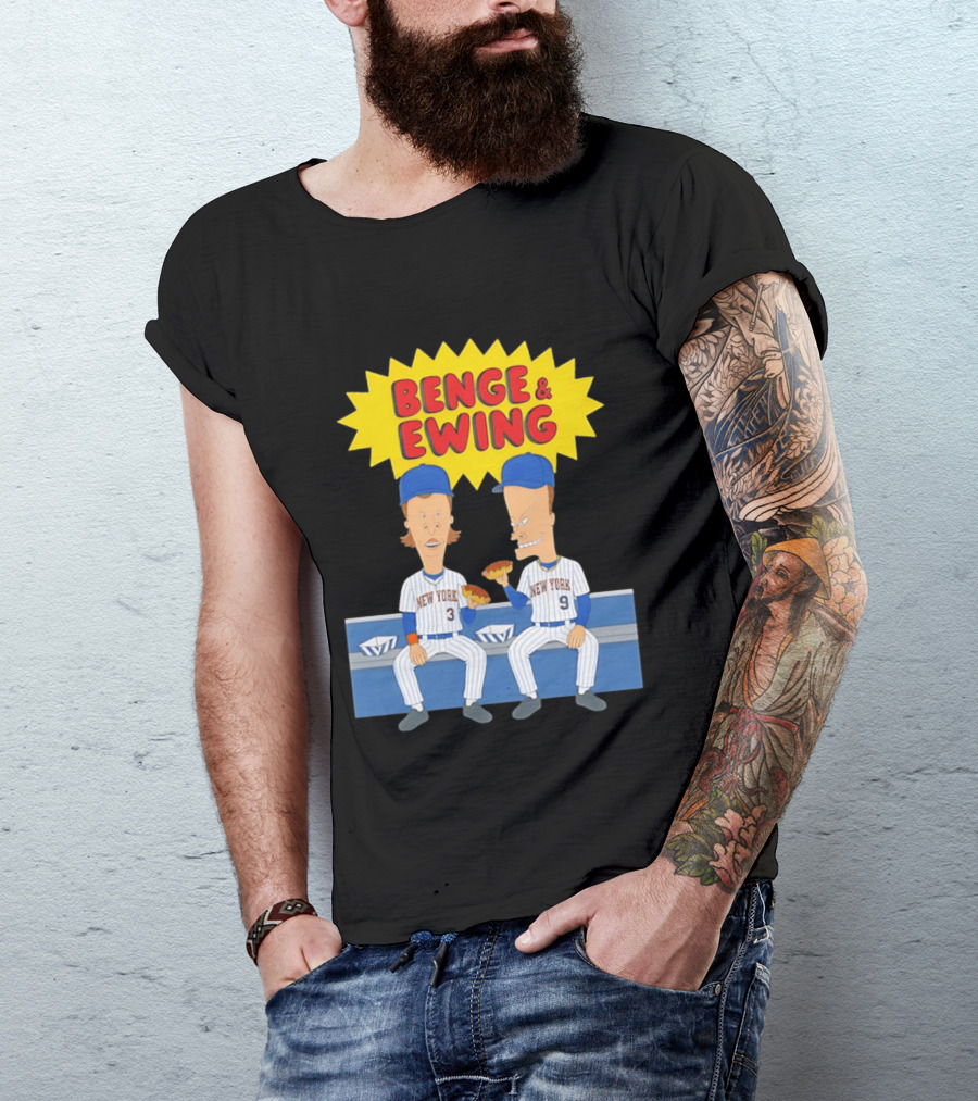 Benge & Ewing New York Mets Beavis And Butt Head T-Shirt