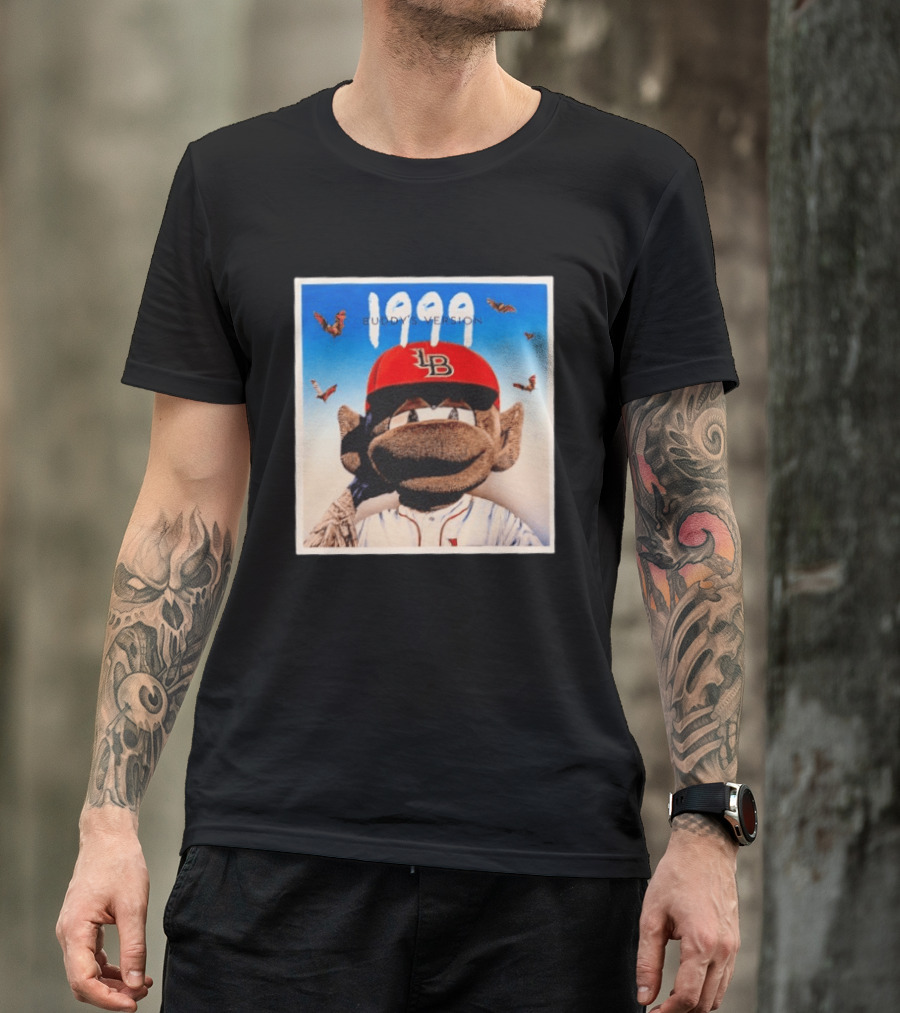 1999 Buddy's Version LB Red Cap Baseball T-Shirt