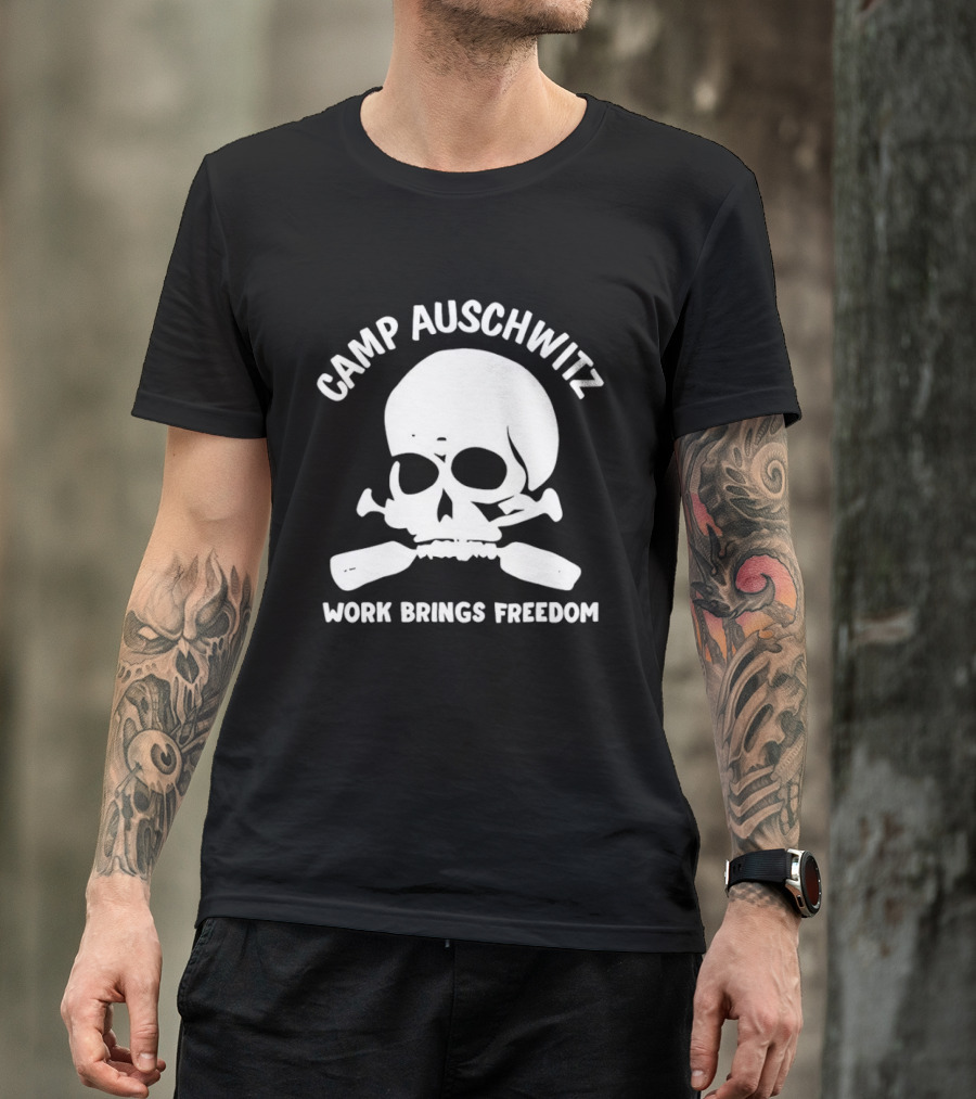 Camp Auschwitz Work Brings Freedom History T-Shirt