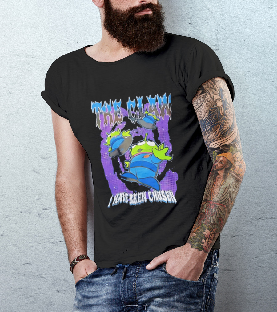 Toy Story Aliens The Claw I Have Been Chosen Pixar Movie Iconic Scene T-Shirt
