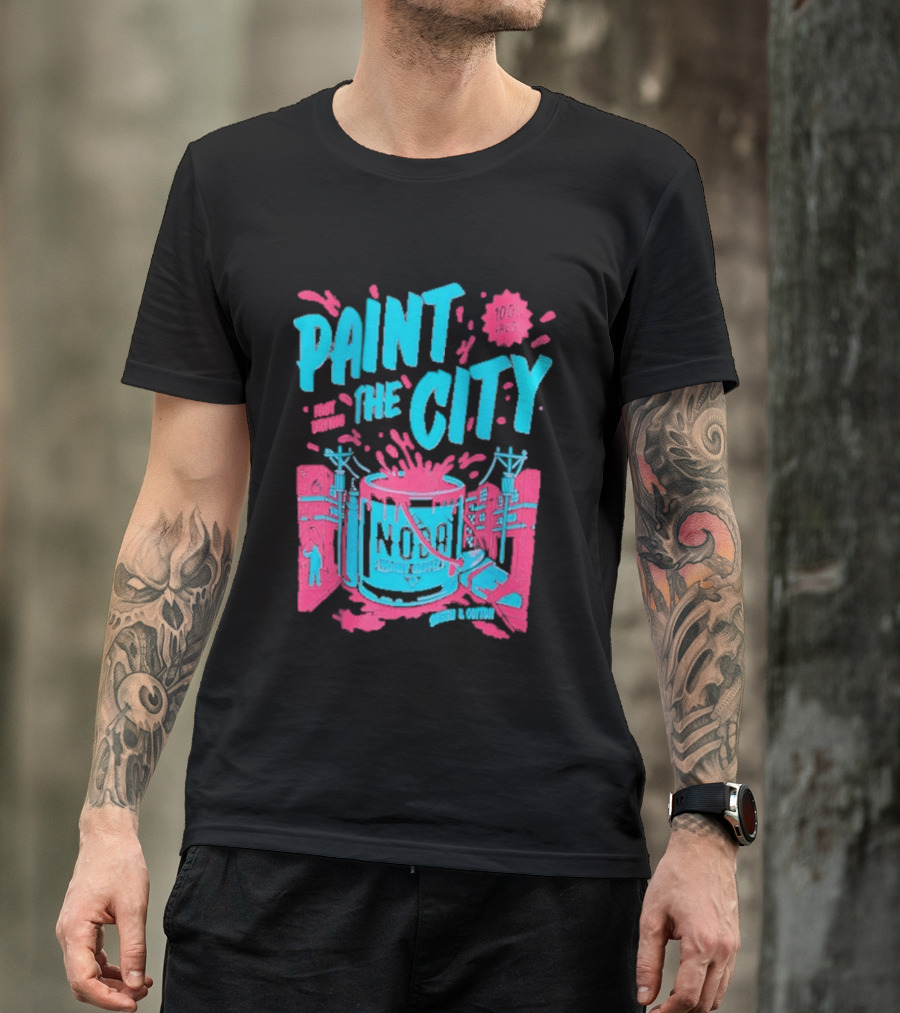 Paint The City Nola New Orleans Drew Orleans T-Shirt