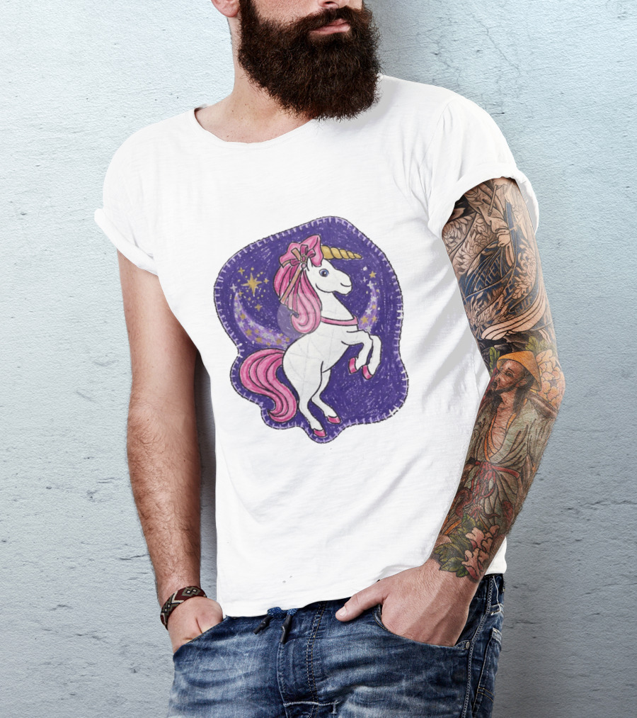 Lizzie Unicorn Dreams Come True Disney Starry Night T-Shirt