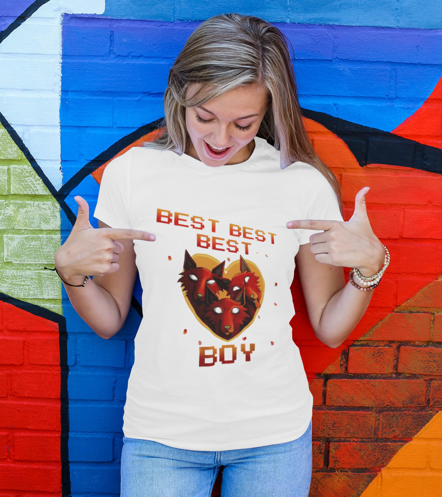 BEST BEST BEST BOY Fox Trio T-Shirt