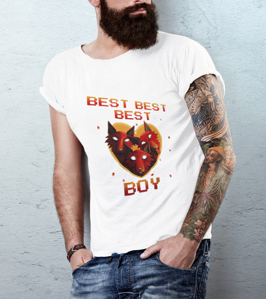 BEST BEST BEST BOY Fox Trio T-Shirt