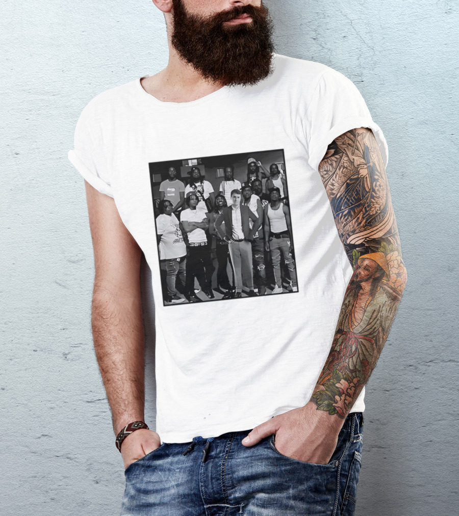 Group Photo Urban Streetwear Crew Team T-Shirt