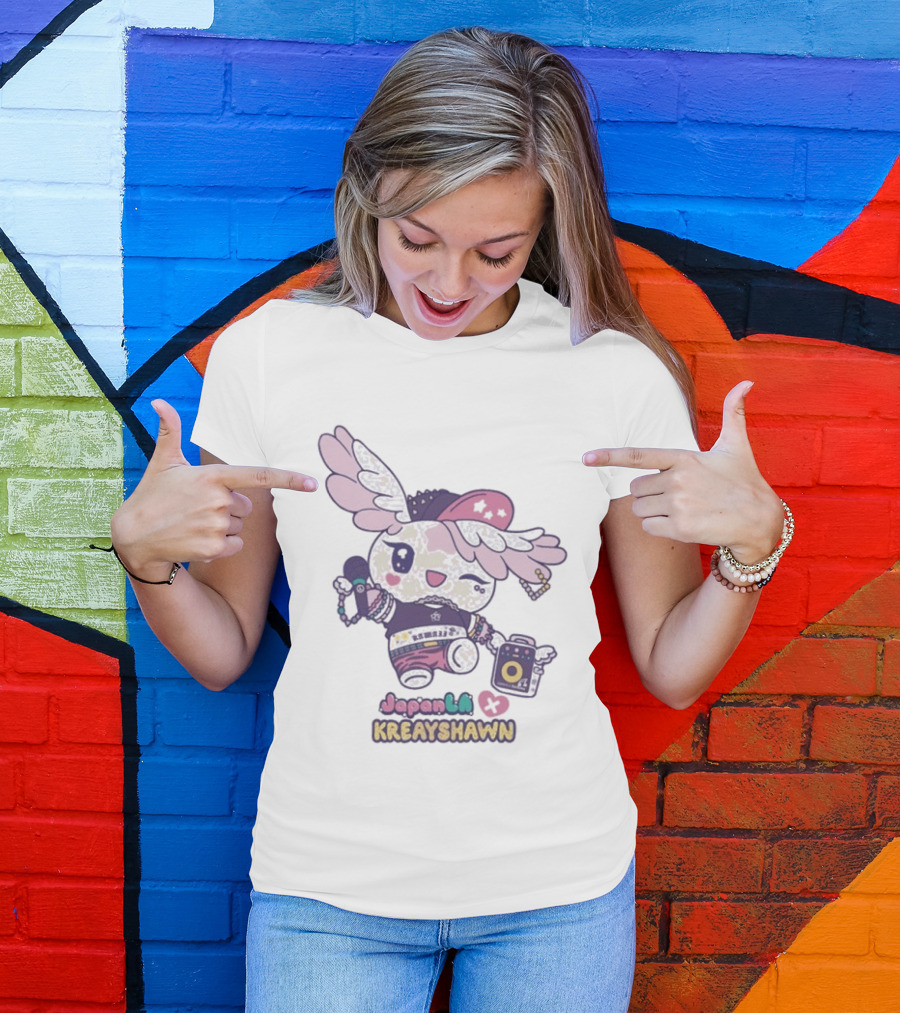 Michi Kreayshawn JapanLA Kawaii Bunny DJ Vibes T-Shirt