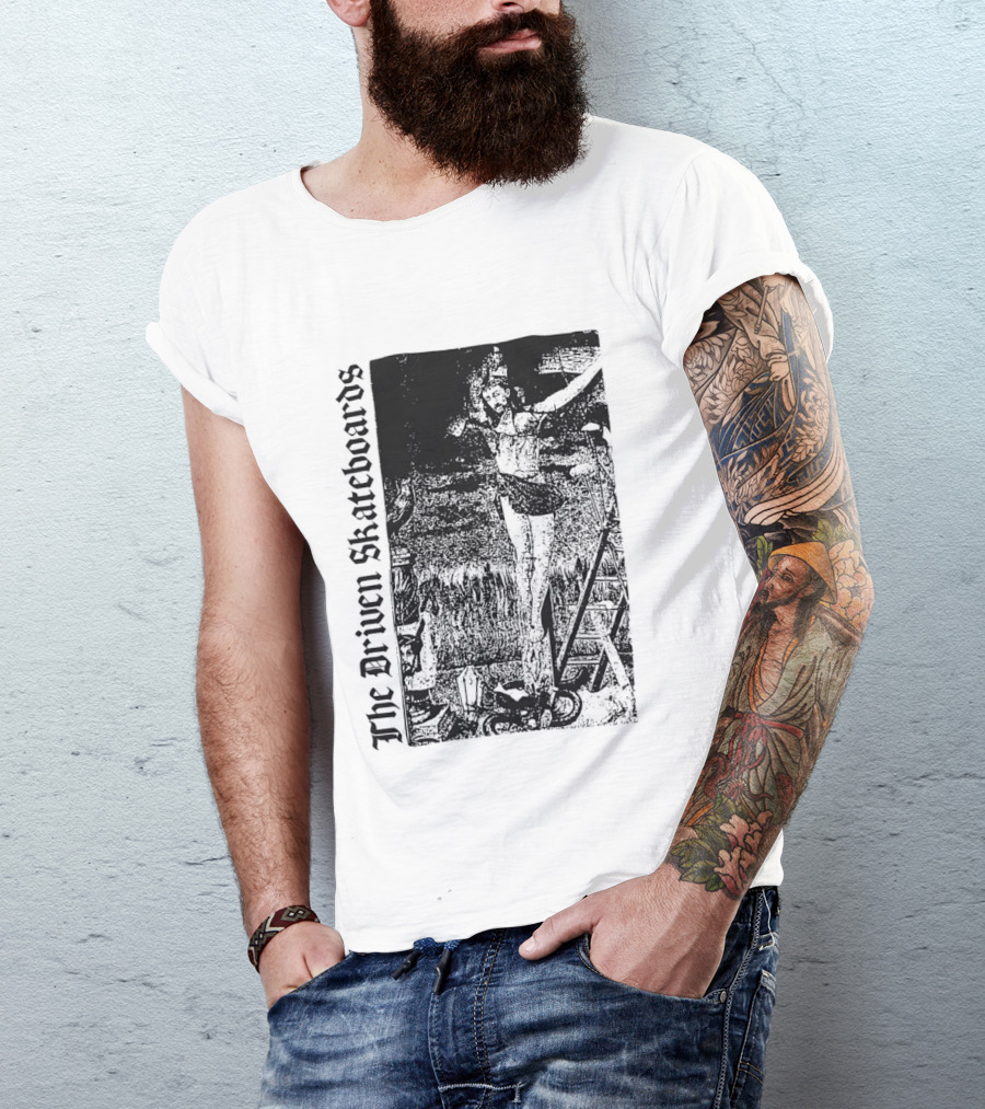 The Driven Skateboards Skeleton Rider T-Shirt