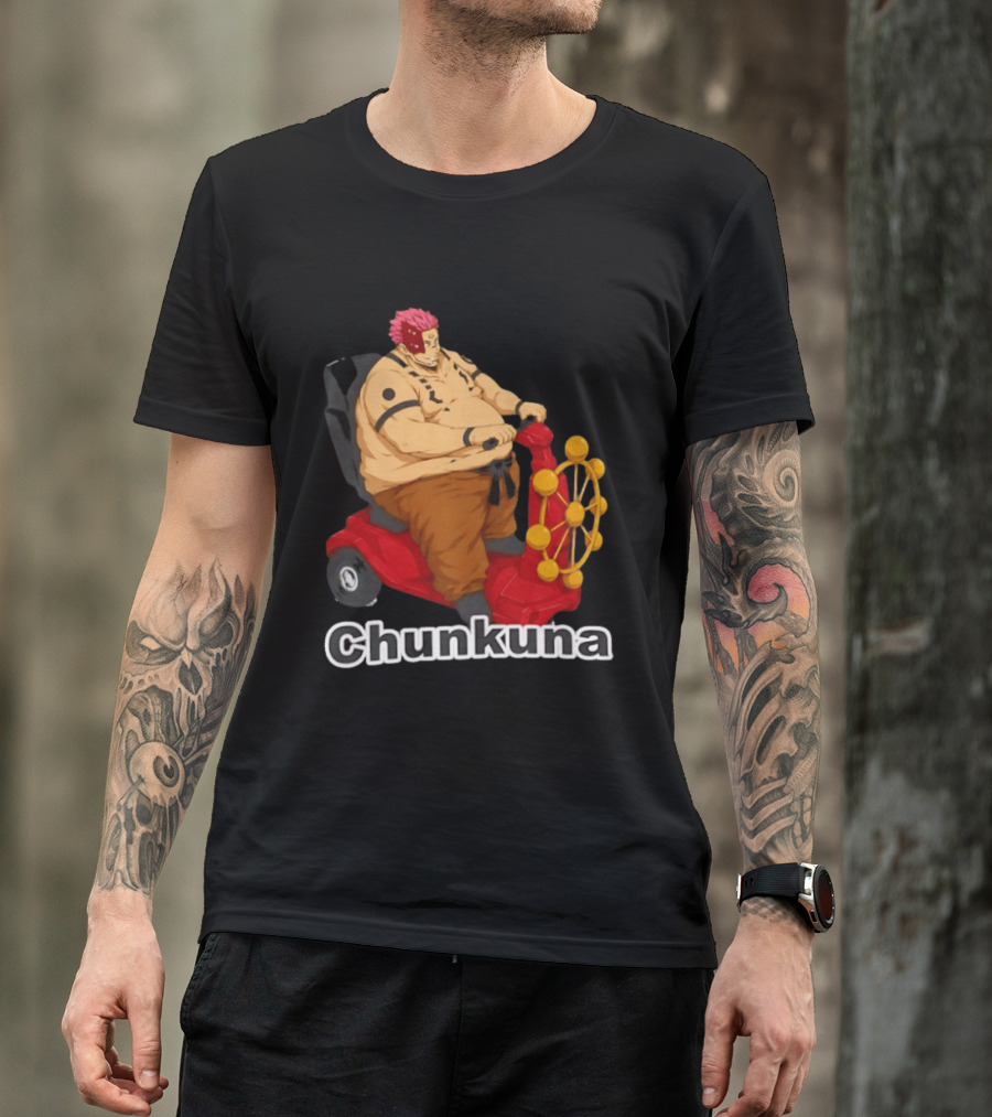 Chunkuna Jujutsu Kaisen Sukuna Parody Anime Manga T-Shirt