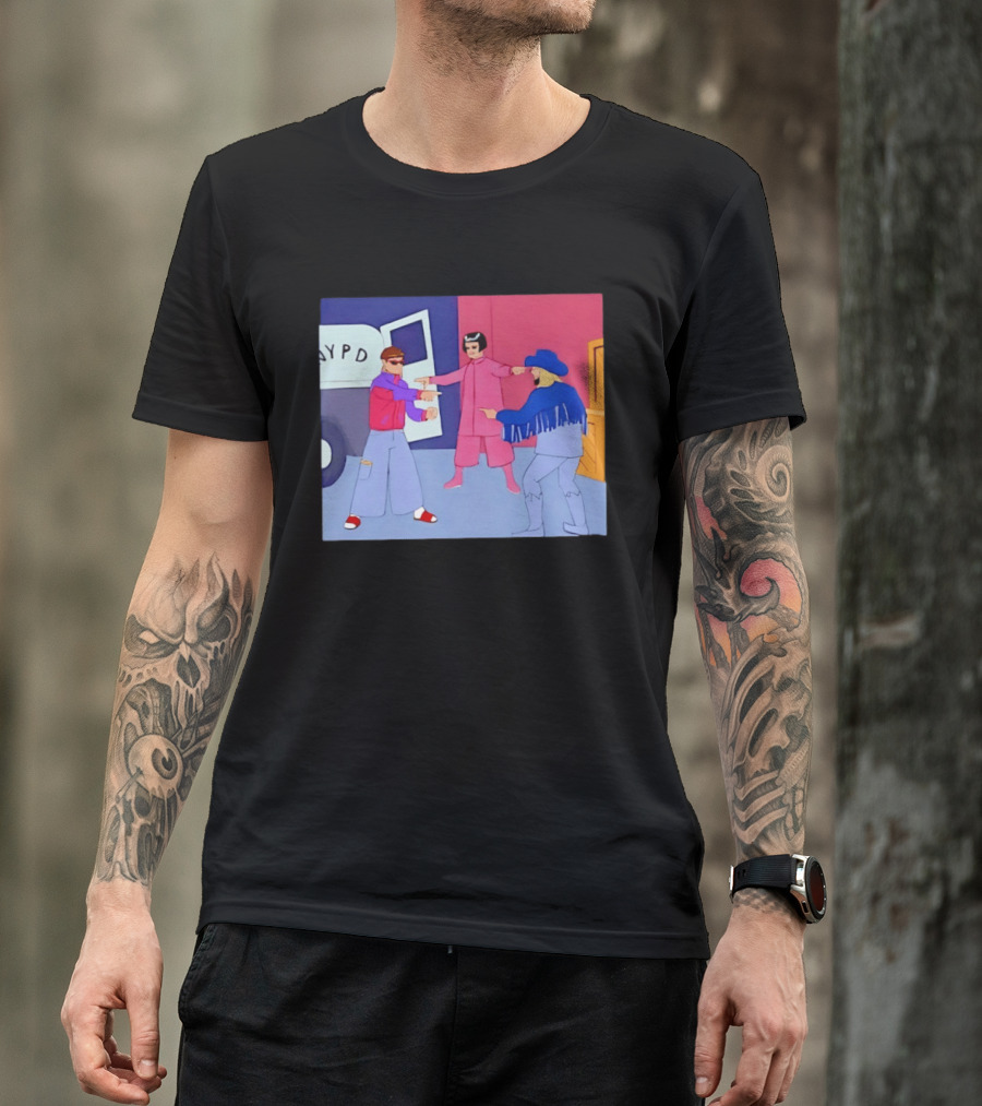 Oliver Tree NYPD Spider Man Pointing Meme T-Shirt