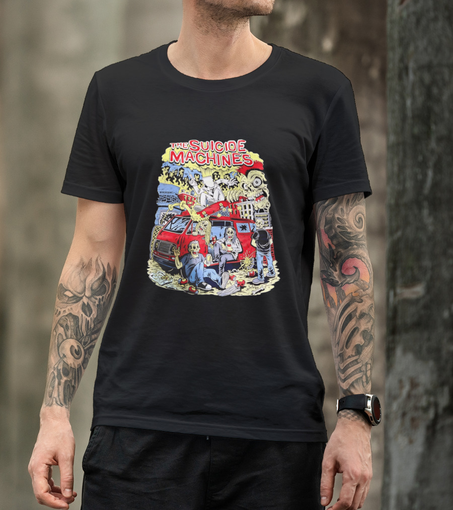 The Suicide Machines Punk Rock Zombie Van Frenzy T-Shirt