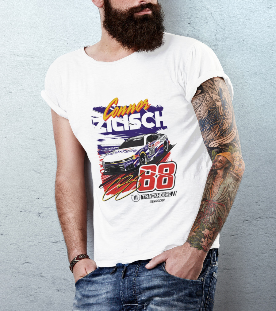 Connor Zilisch 88 Trackhouse Racing NASCAR Chevrolet Camaro Racing Apparel Merch T-Shirt
