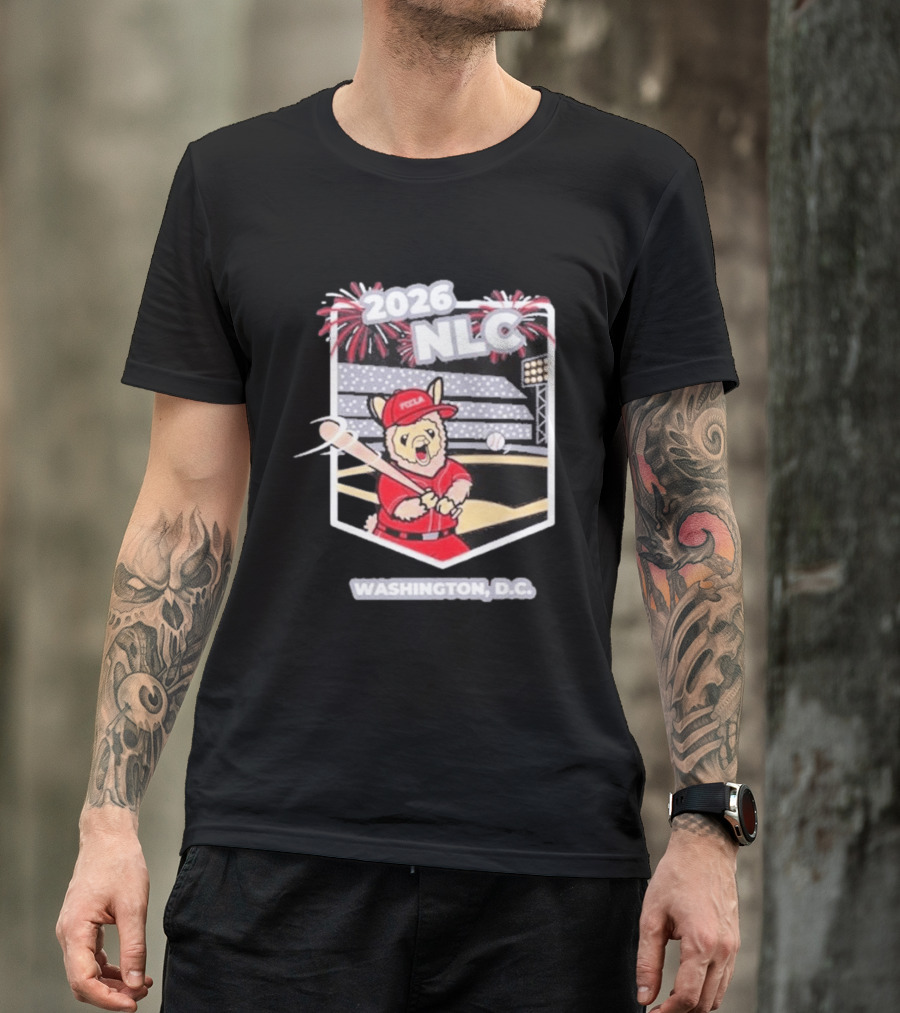 2026 NLC Baseball Llama Stadium Washington DC T-Shirt