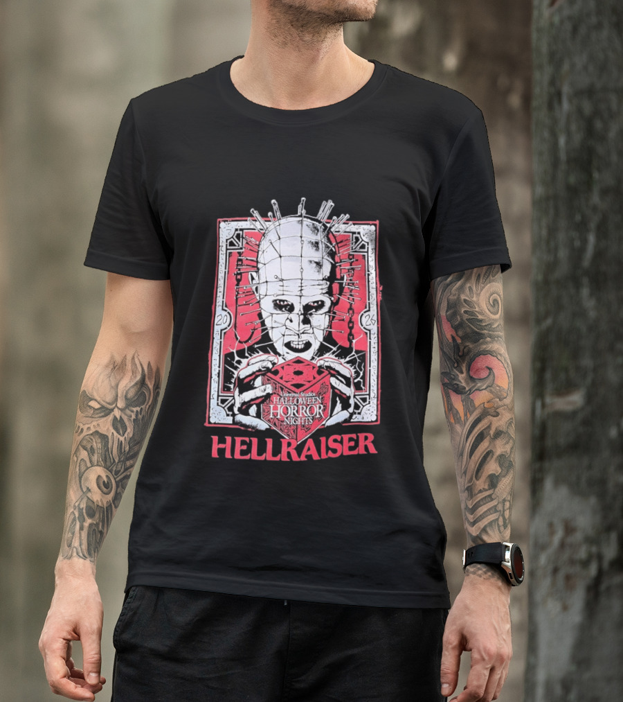 Universal Studios Halloween Horror Nights 2026 Pinhead Hellraiser T-Shirt