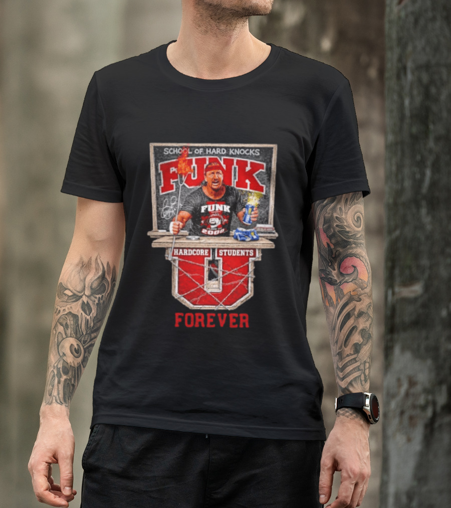 School Of Hard Knocks Funk Hardcore Students Forever T-Shirt