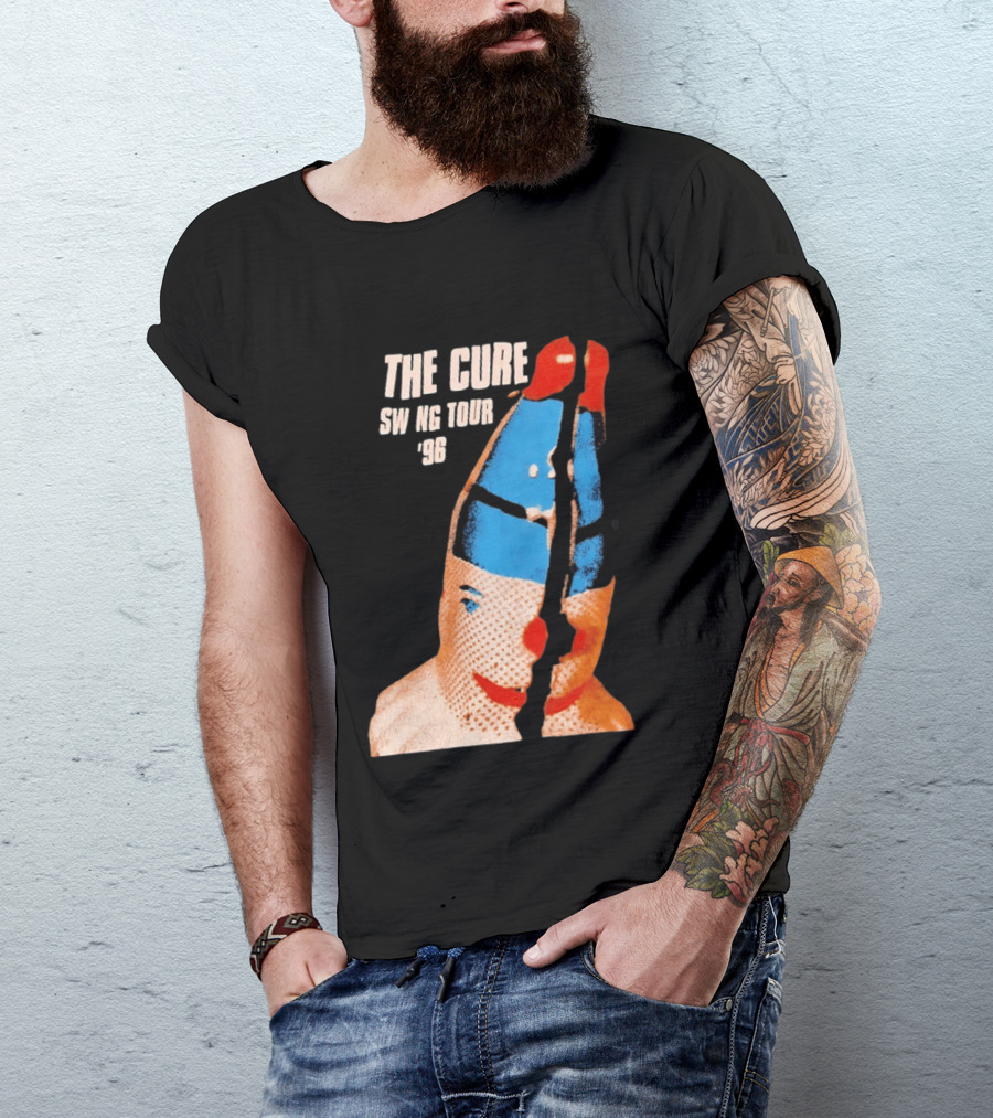 The Cure Swing Tour 96 Clown Face T-Shirt