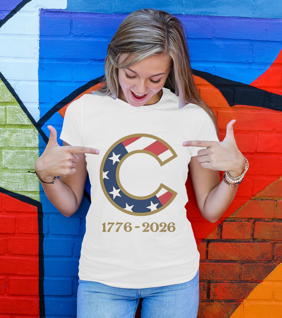 Chicago Cubs 1776 2026 Stars Stripes Fourth Of July MLB Anniversary T-Shirt