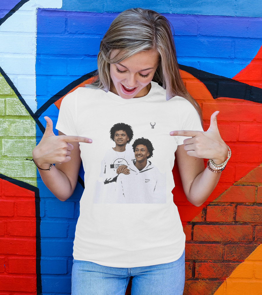 Nate Ament Brayden Burries Milwaukee Bucks Basketball Nike Step Brothers T-Shirt