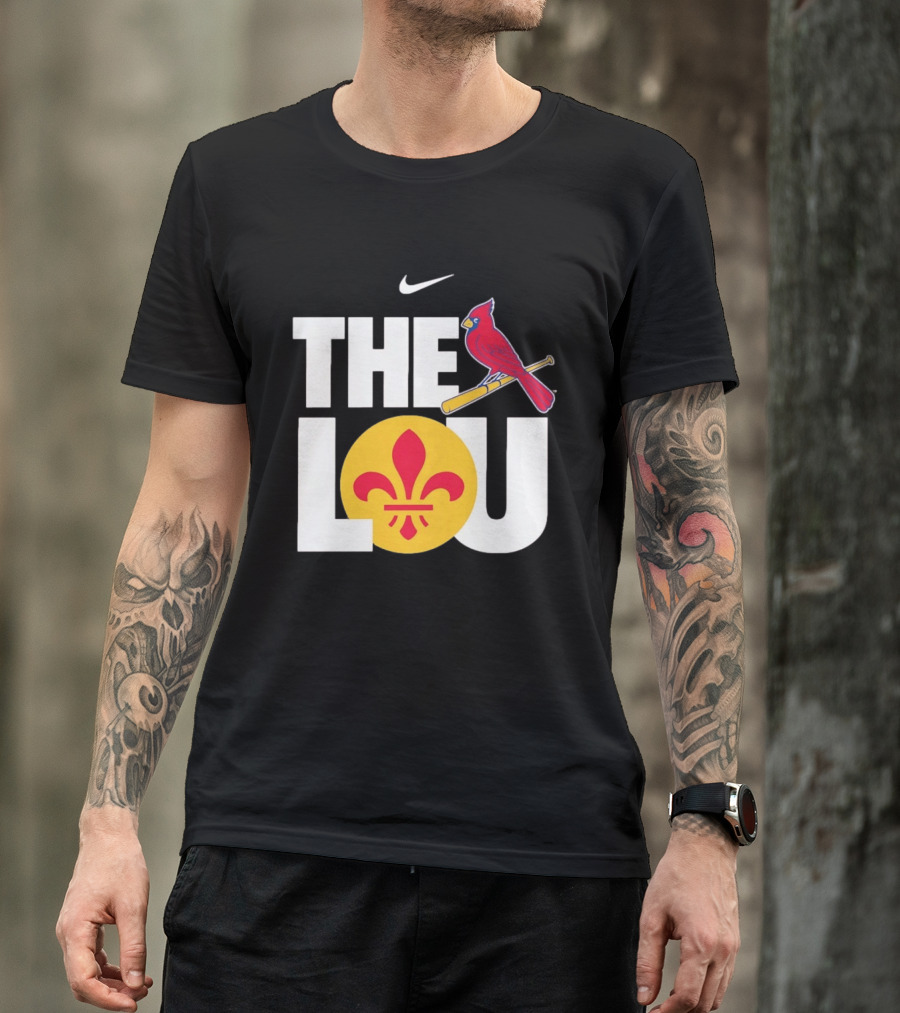 Nike St. Louis Cardinals The Lou Fleur De Lis Classic Baseball Fan Gear T-Shirt