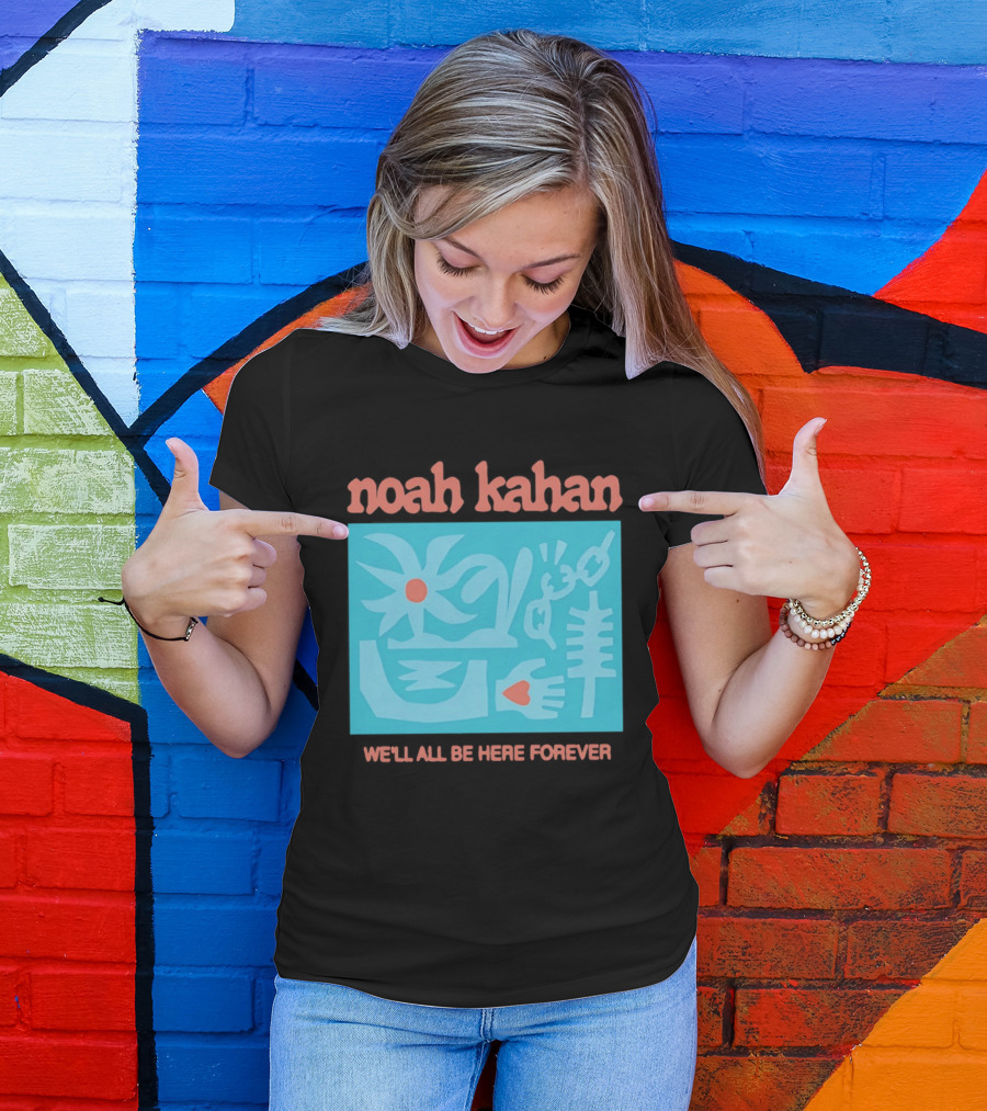 Noah Kahan We'll All Be Here Forever Abstract Symbols And Shapes T-Shirt