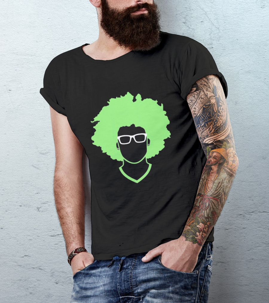 Olivia Miles Neon Afro Glasses Outline Minnesota Lynx T-Shirt