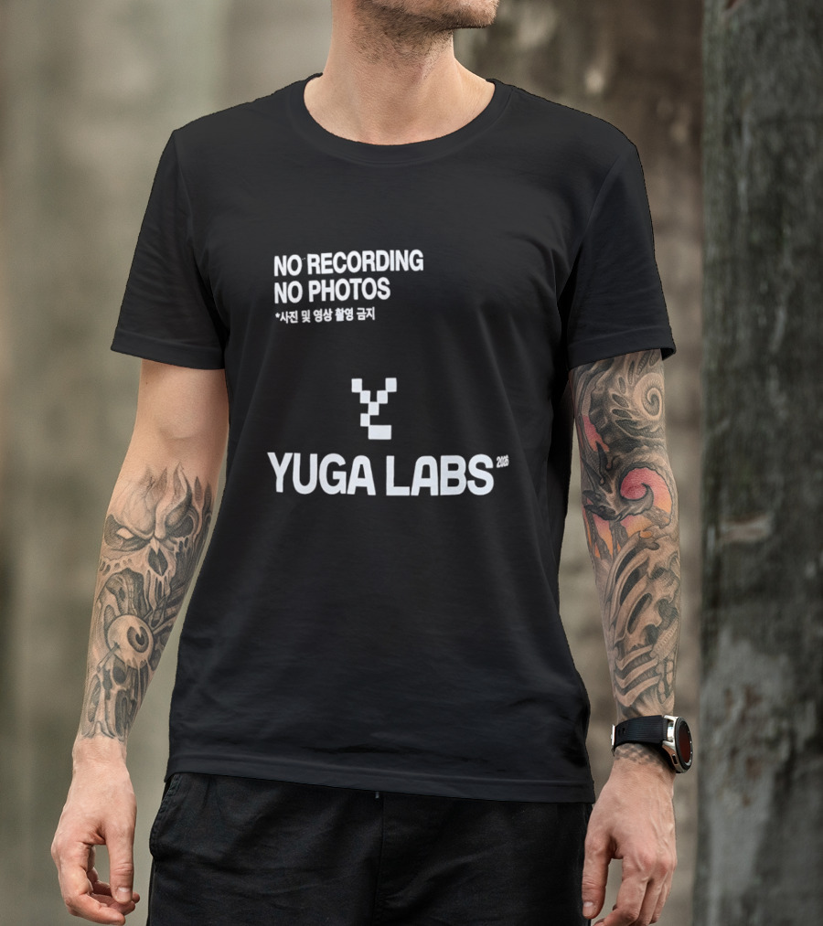 Yuga Labs No Recording No Photos 2026 T-Shirt