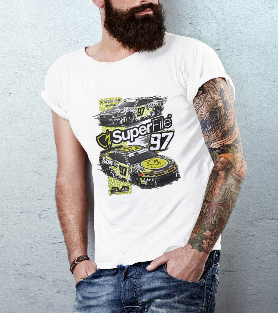 SuperFile 97 Shane Van Gisbergen NASCAR Trackhouse Racing Lefty Out There T-Shirt