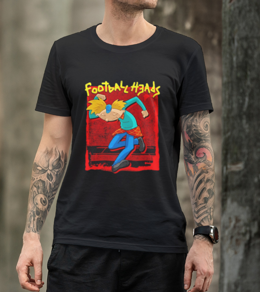 Hey Arnold Football Heads Nickelodeon Classic Cartoon T-Shirt