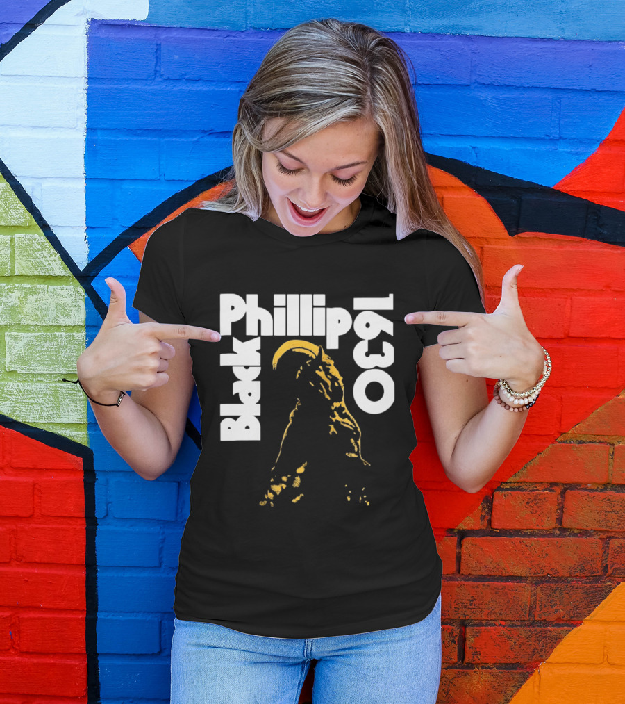 Black Phillip 1630 The Witch A24 Horror Movie T-Shirt