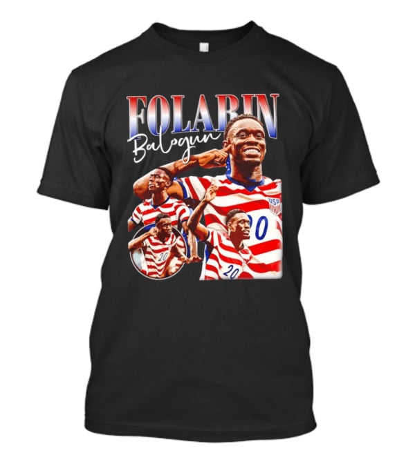 Folarin Balogun USMNT USA Soccer Team 20 Jersey T-Shirt