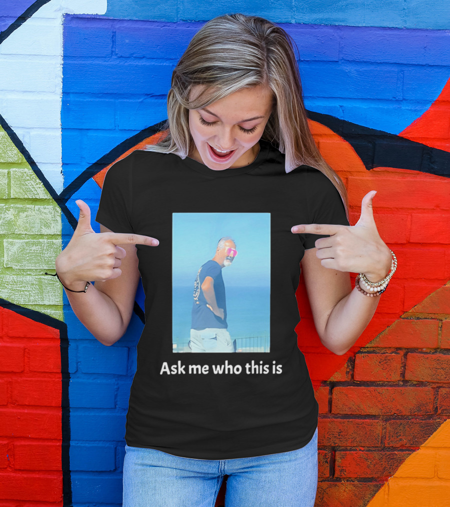Ask Me Who This Is Hideo Kojima Scenic Beach T-Shirt