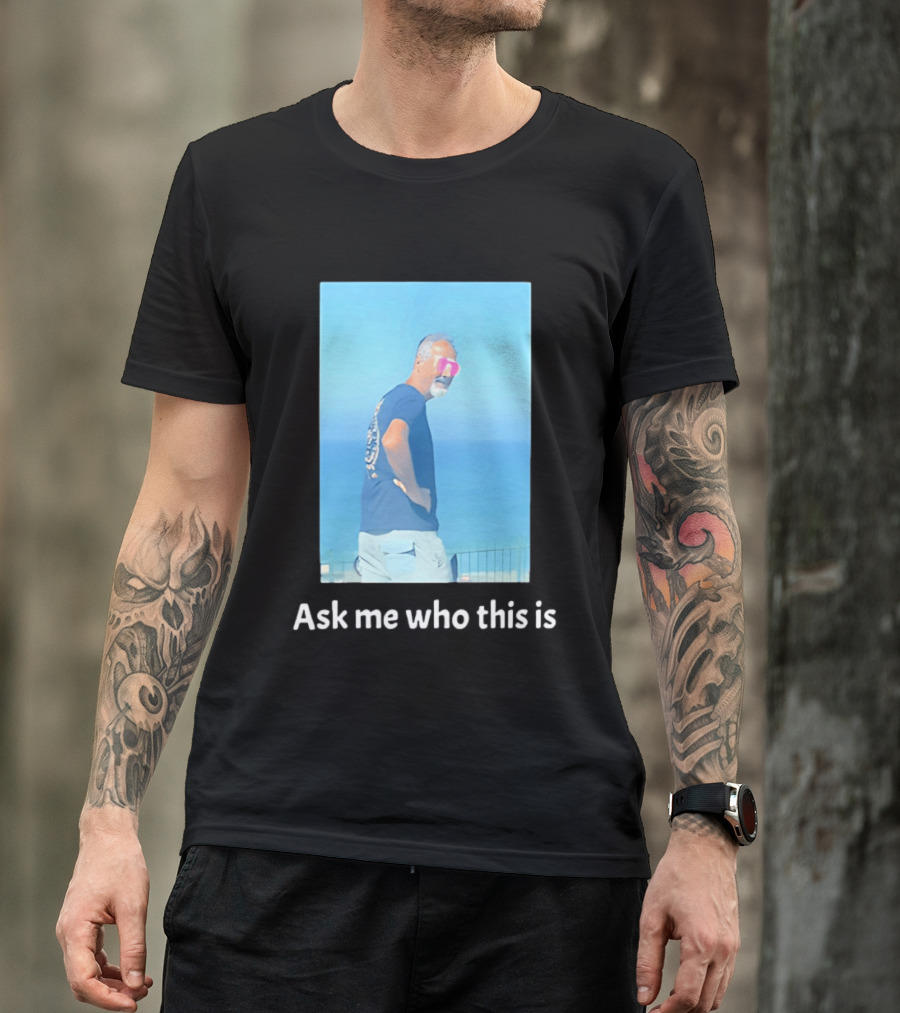 Ask Me Who This Is Hideo Kojima Scenic Beach T-Shirt