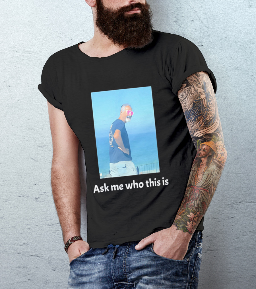 Ask Me Who This Is Hideo Kojima Scenic Beach T-Shirt