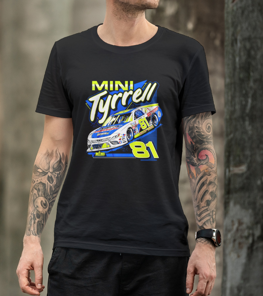 Mini Tyrrell 81 Nascar Racing Car Ts Tin Auto T-Shirt
