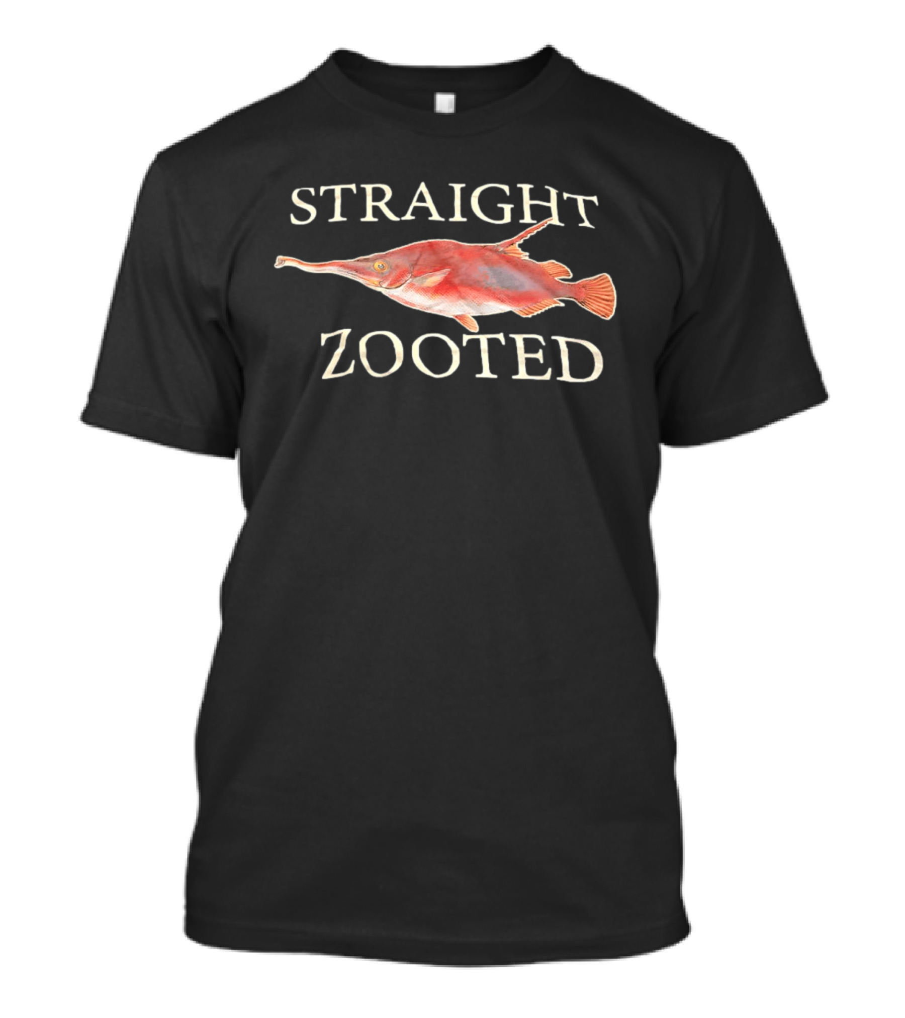 Straight Zooted Elephantnose Fish Marine Biology Nature Zoology Wildlife T-Shirt