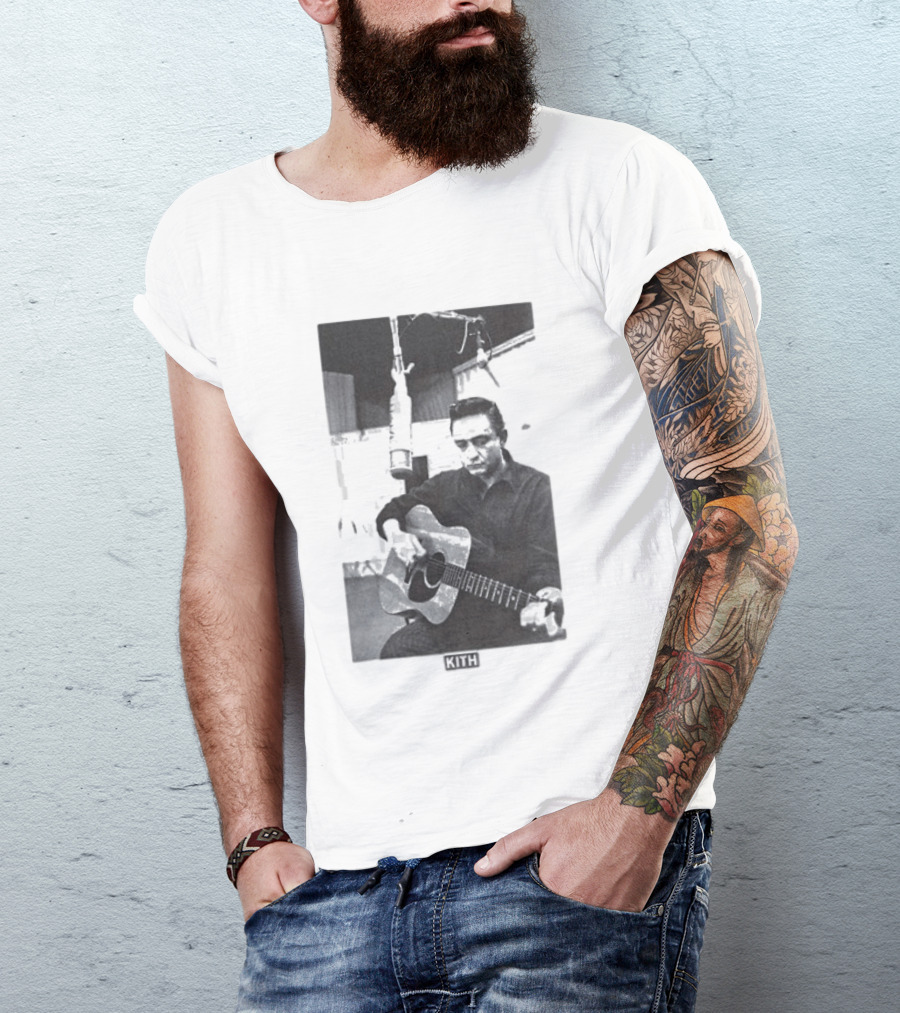Kith Records Johnny Cash Folsom Prison Retro Music T-Shirt