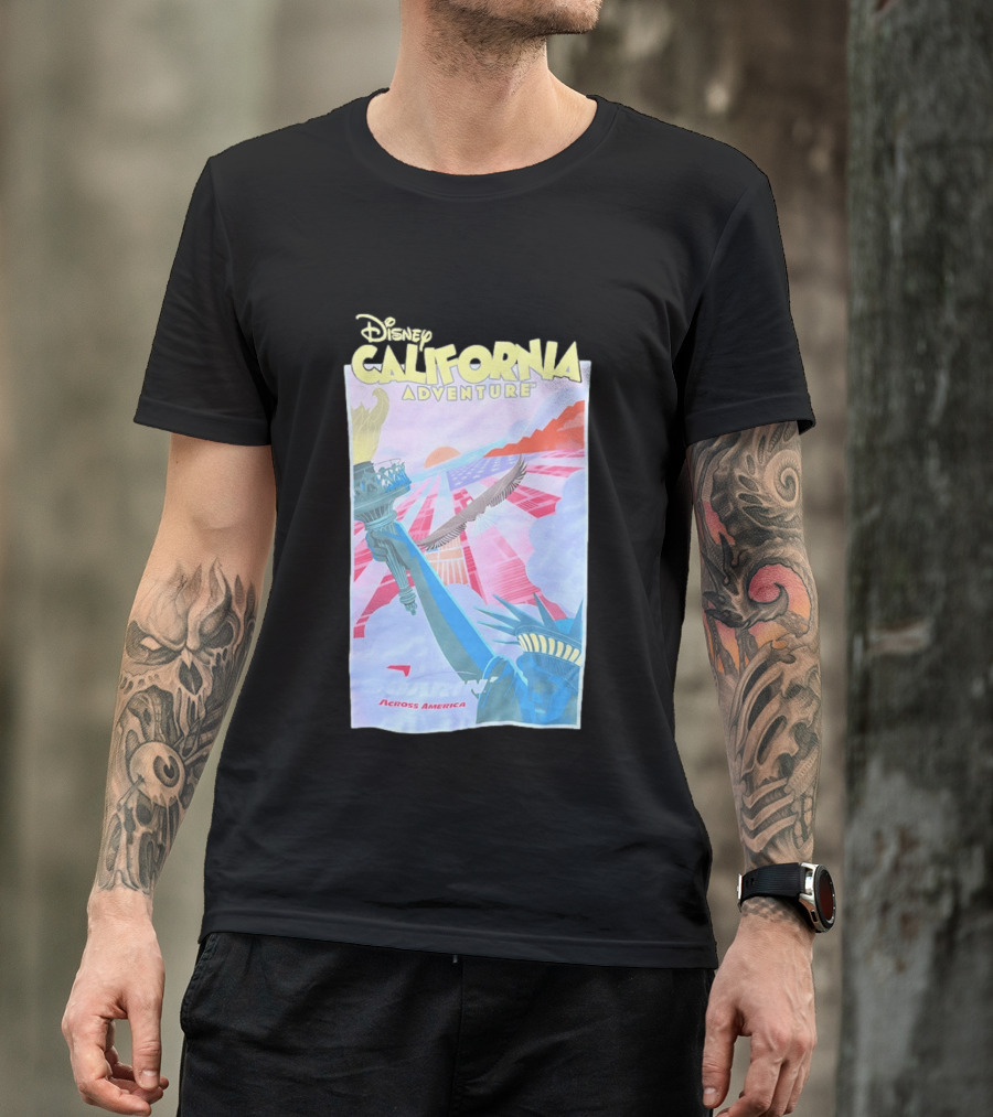 Disney California Adventure Park Soarin' Across America Liberty Eagle T-Shirt