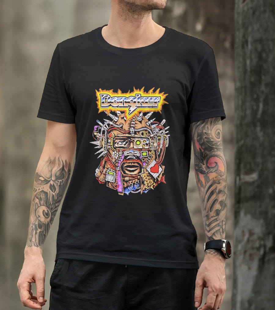 Dongkey Cybernetic Mask Cyberpunk Futuristic Headgear T-Shirt