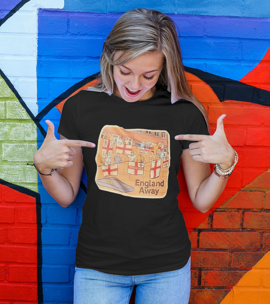 England Away Terrace Cult For King And Country Flag T-Shirt