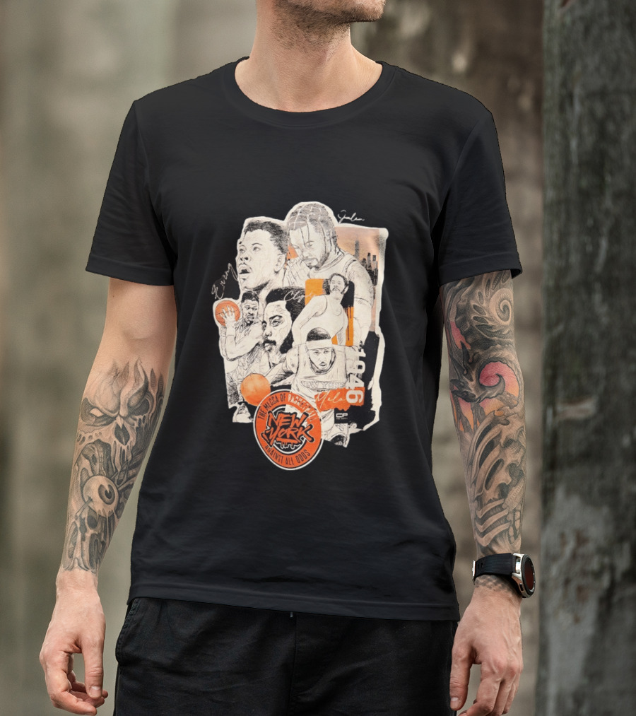 Ewing Jalen Clyde Melo New York Knicks The Mecca Of Basketball 1946 Against All Odds T-Shirt