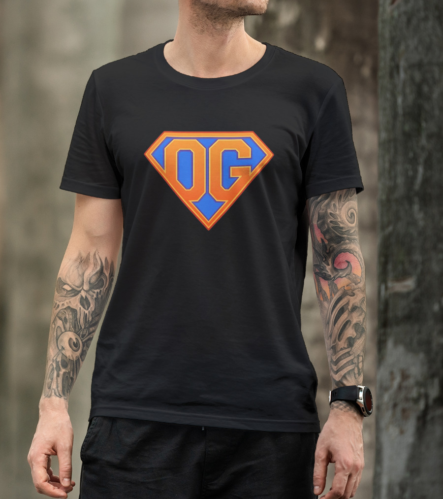 OG Anunoby Superhero Logo New York Knicks T-Shirt