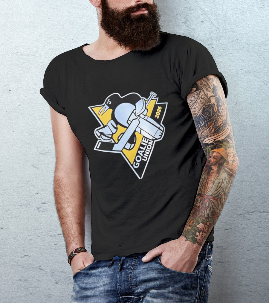 Pittsburgh Penguins Goalie Union 2026 Ice Hockey T-Shirt