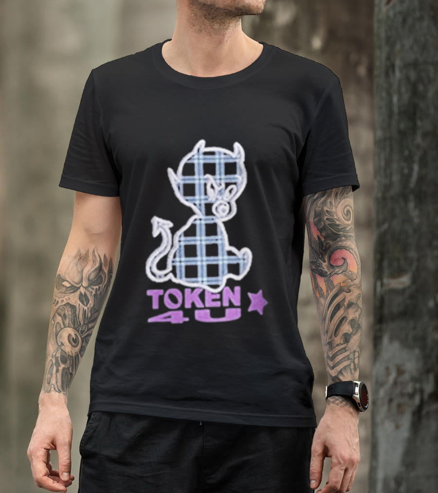 Token NYC Plaid Baby Devil Star T-Shirt
