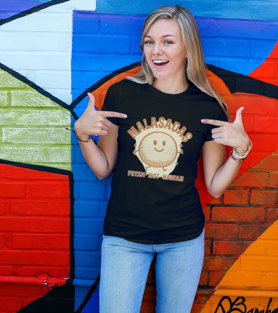 Malasadas Fresh Hot Hawaii Smiling Pastry T-Shirt